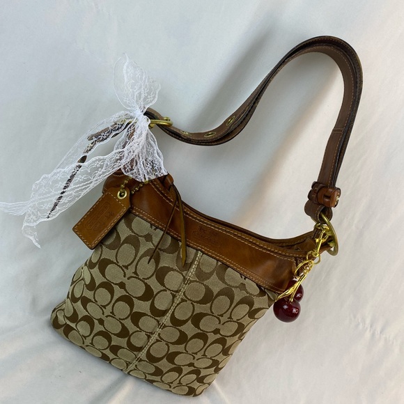 vintage coach bleeker duffle signature bag - Picture 6 of 12